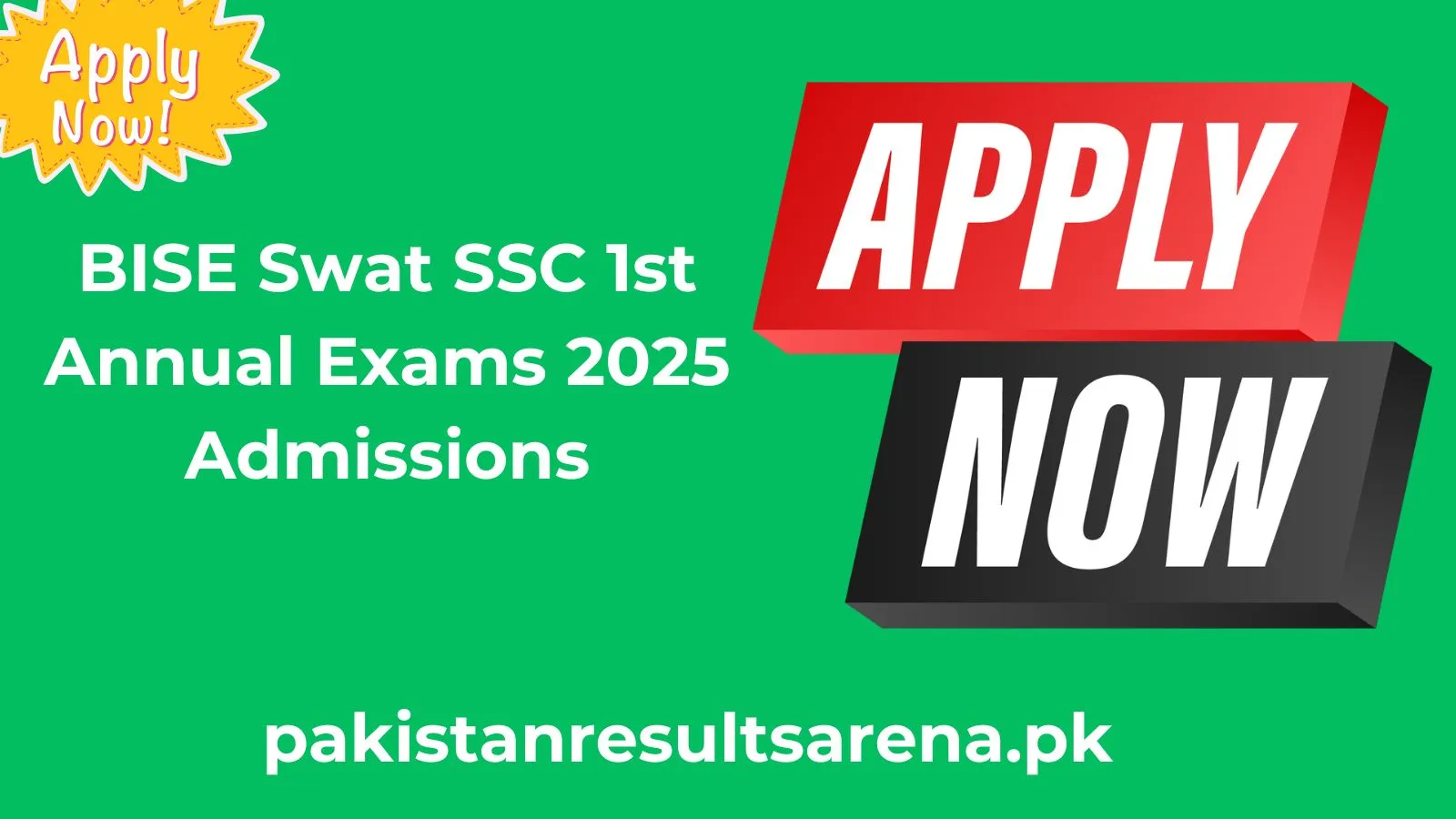 BISE-Swat-SSC-1st-Annual-Exams-2025-Admissions
